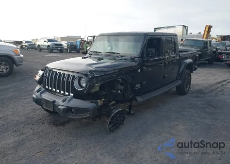 2021 Jeep Gladiator Overland 4X4 from USA, damaged, VIN 1C6HJTFG1ML581980